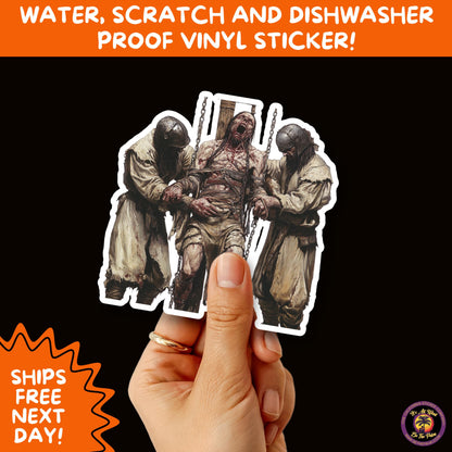 GORE HORROR STICKERS | Creepy Vibe Aesthetic – Blood, Skulls, Guts, and Creepy Vinyl Art for Halloween and Alternative Style Fans