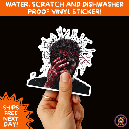 GORE HORROR STICKERS | Creepy Vibe Aesthetic – Blood, Skulls, Guts, and Creepy Vinyl Art for Halloween and Alternative Style Fans