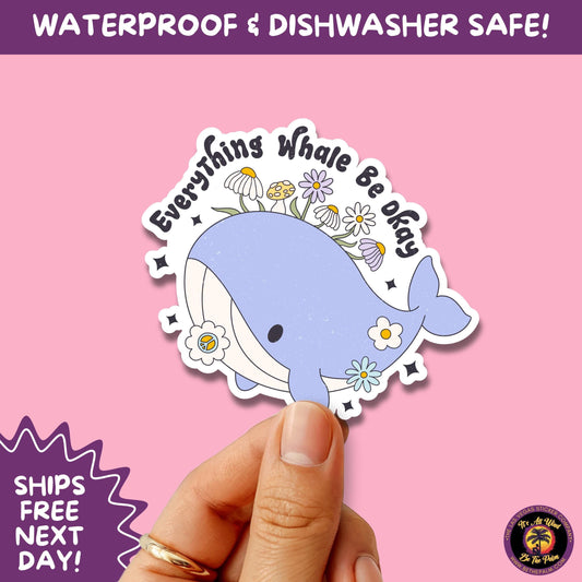 MENTAL HEALTH STICKER | funny sticker, laptop sticker, anxiety, stickers for hydro, vinyl stickers, meme sticker, water bottle sticker