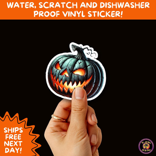 JACK O LANTERN | Aesthetic Halloween Stickers for Planners, Laptops, Water Bottles, and Spooky Autumn Craft Projects