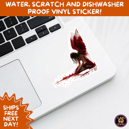GORE HORROR STICKERS | Creepy Vibe Aesthetic – Blood, Skulls, Guts, and Creepy Vinyl Art for Halloween and Alternative Style Fans
