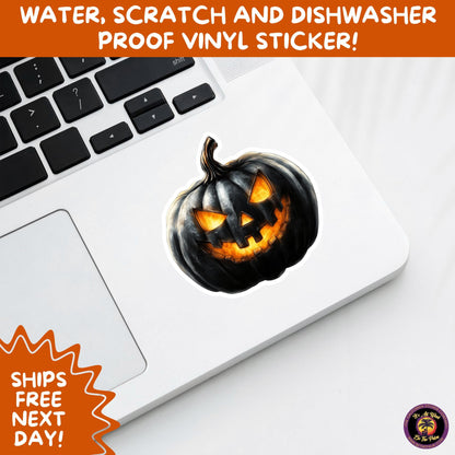 JACK O LANTERN | Aesthetic Halloween Stickers for Planners, Laptops, Water Bottles, and Spooky Autumn Craft Projects