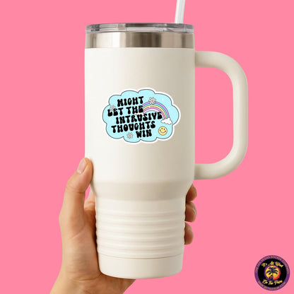 MENTAL HEALTH STICKER | funny sticker, laptop sticker, anxiety, stickers for hydro, vinyl stickers, meme sticker, water bottle sticker