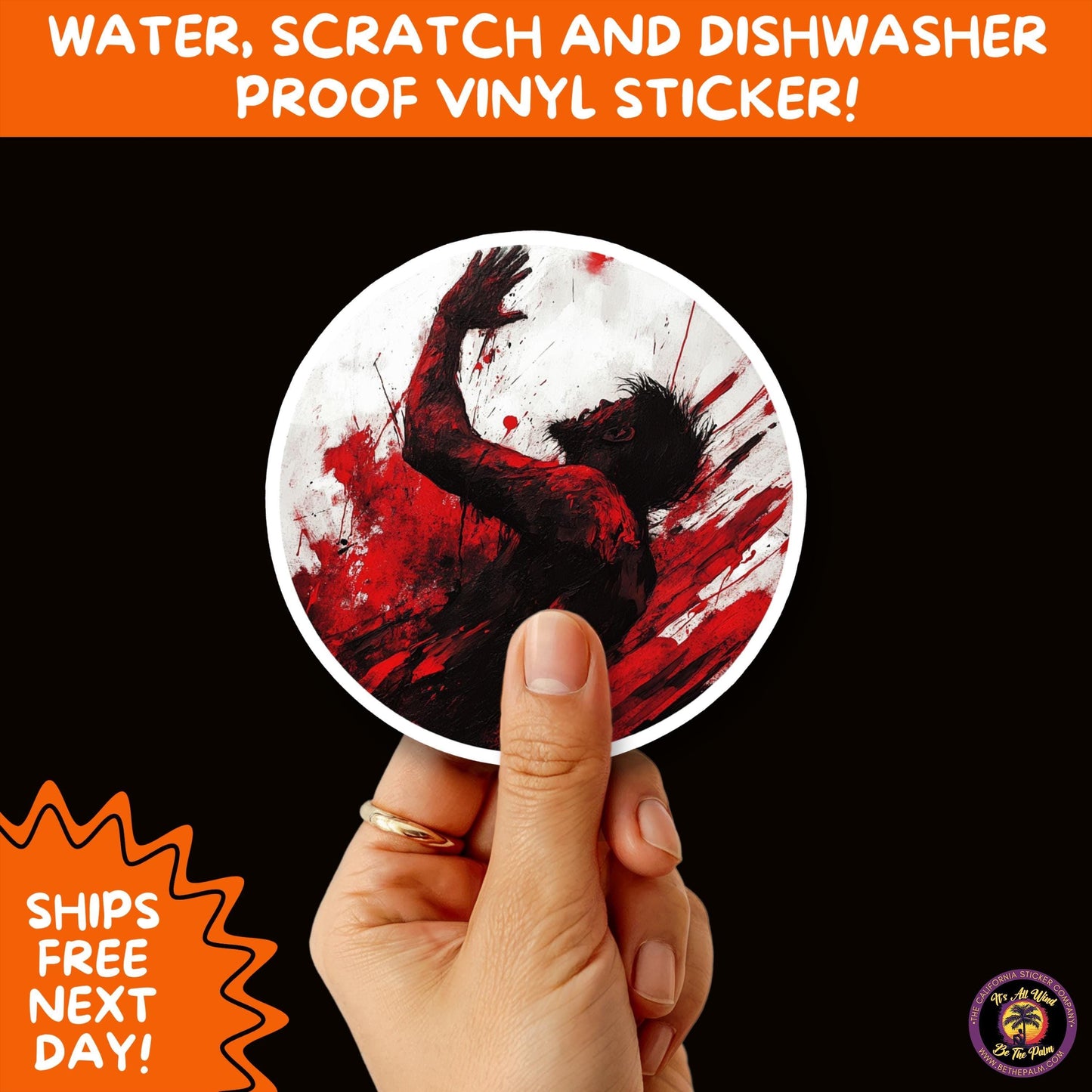 GORE HORROR STICKERS | Creepy Vibe Aesthetic – Blood, Skulls, Guts, and Creepy Vinyl Art for Halloween and Alternative Style Fans