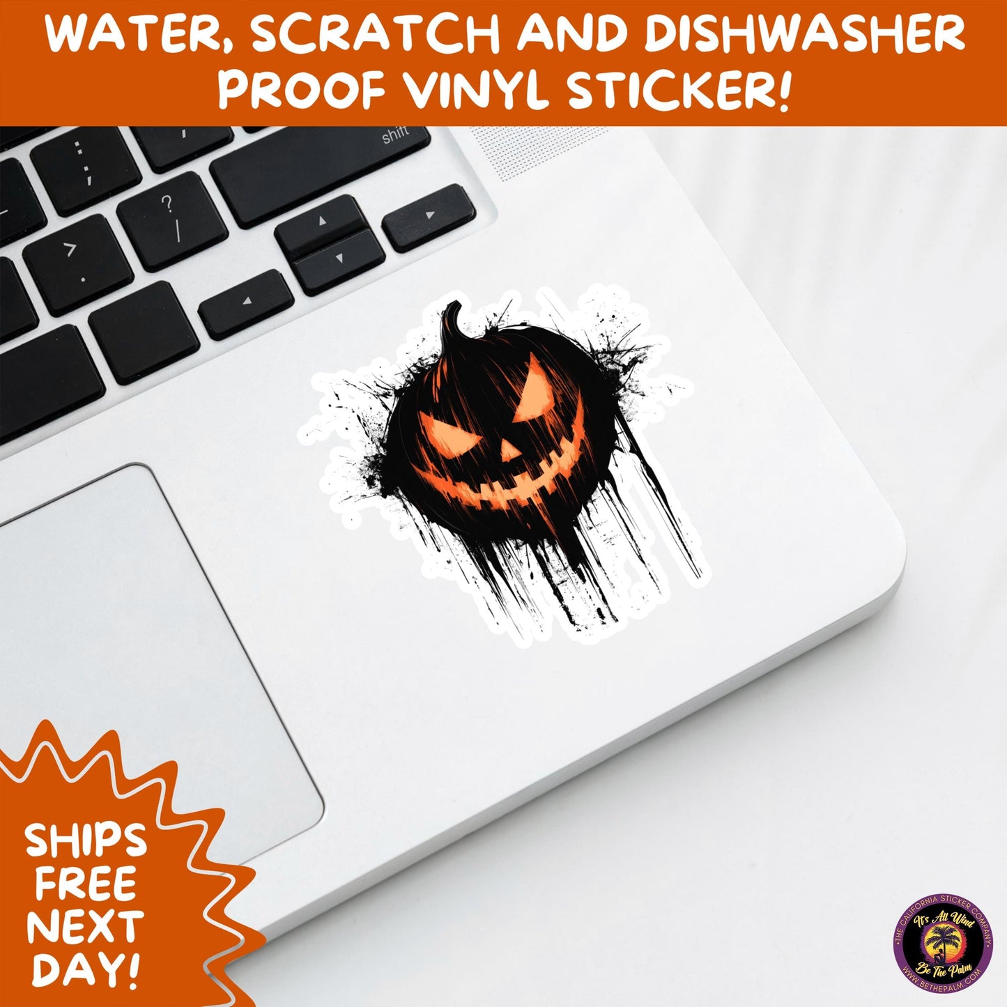 JACK O LANTERN | Aesthetic Halloween Stickers for Planners, Laptops, Water Bottles, and Spooky Autumn Craft Projects