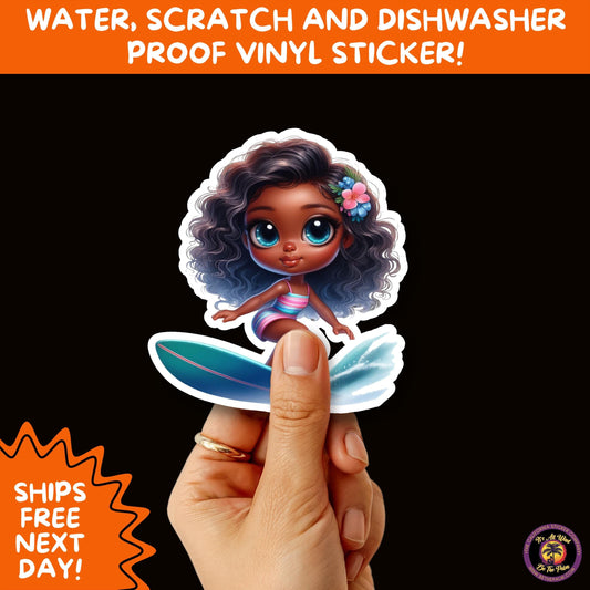 FUN BEACH STICKERS with Bikini Designs, Perfect for Travel Journals, Water Bottles, Tumblers, Laptops, Scrapbooks, and Summer Decor