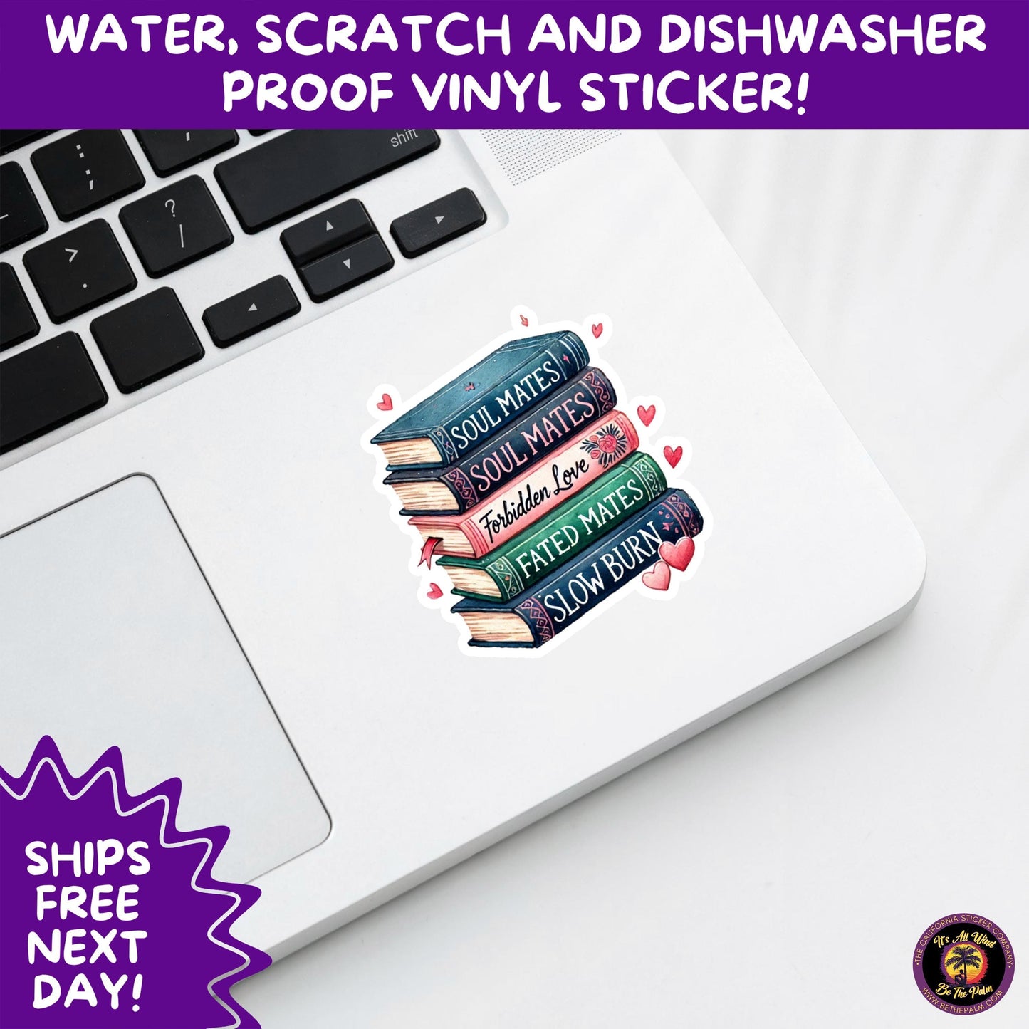 SMUT BOOK LOVER | Stickers – Funny Romance Sticker Pack for Readers, Booktok Gifts, Steamy Books, Kindle Accessories, Waterproof Vinyl