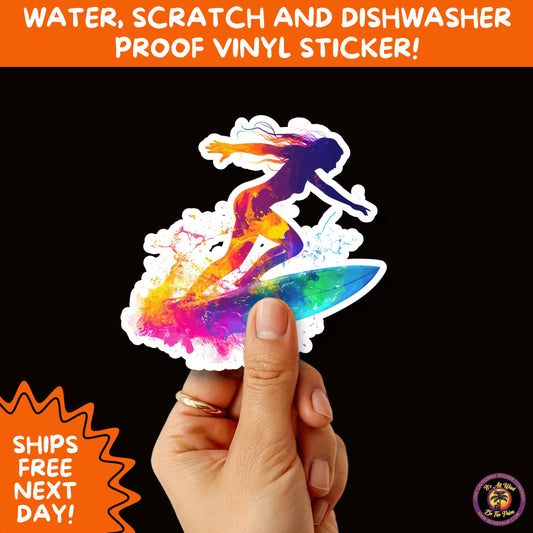 FUN BEACH STICKERS with Bikini Designs, Perfect for Travel Journals, Water Bottles, Tumblers, Laptops, Scrapbooks, and Summer Decor