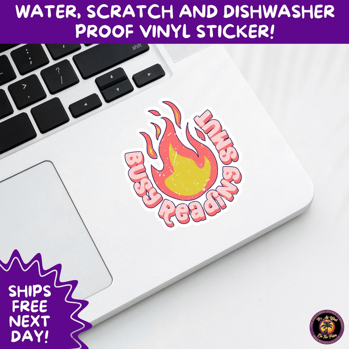 SMUT BOOK LOVER | Stickers – Funny Romance Sticker Pack for Readers, Booktok Gifts, Steamy Books, Kindle Accessories, Waterproof Vinyl