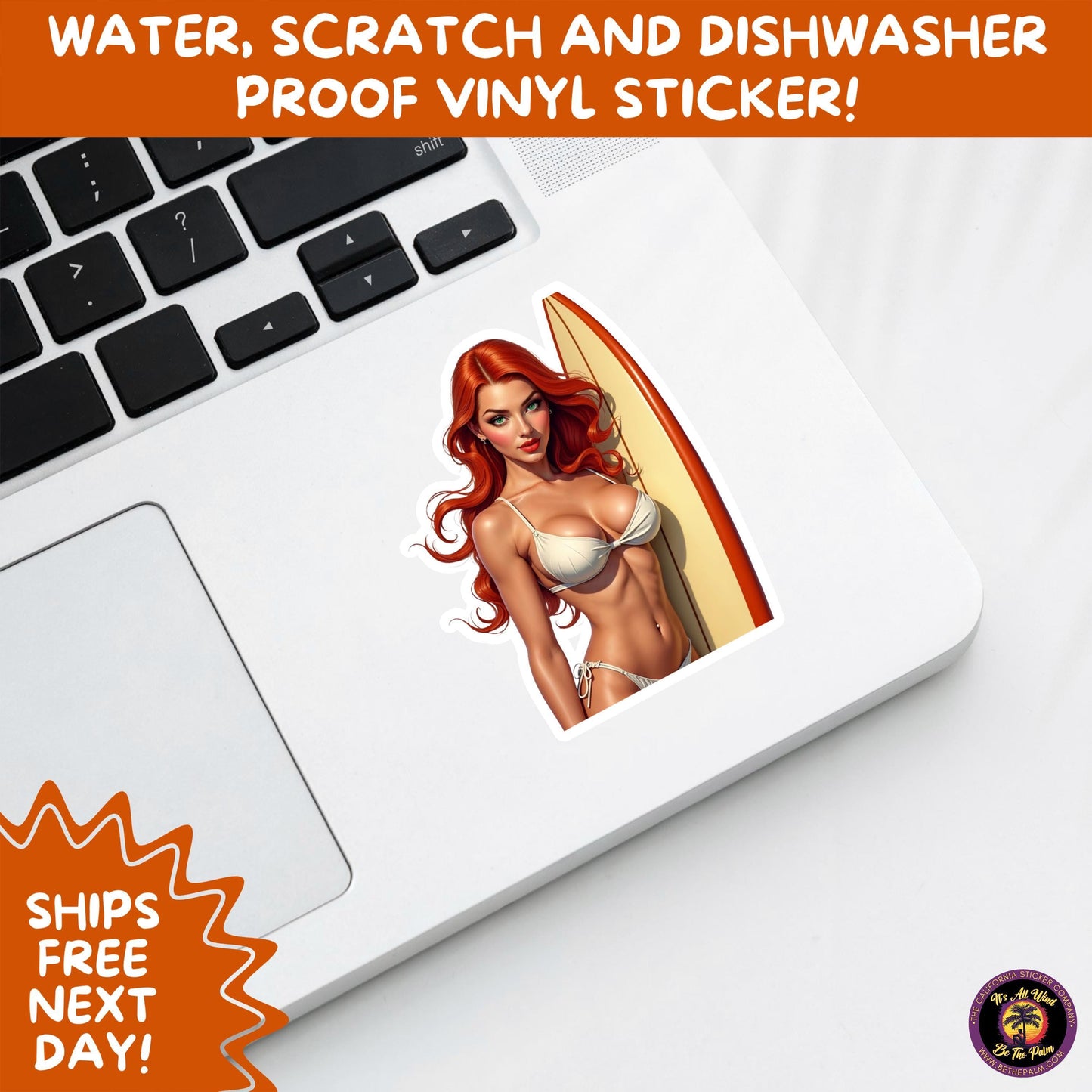 FUN BEACH STICKERS with Bikini Designs, Perfect for Travel Journals, Water Bottles, Tumblers, Laptops, Scrapbooks, and Summer Decor
