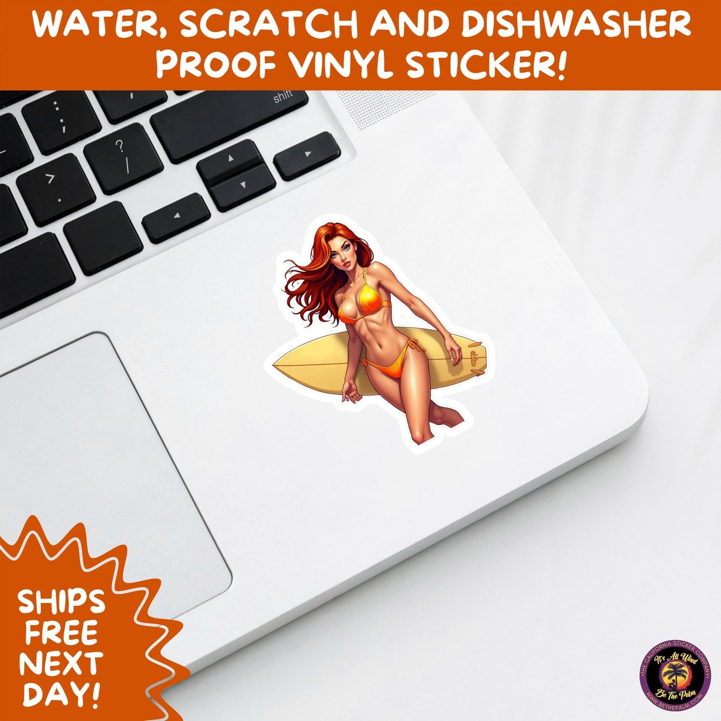 FUN BEACH STICKERS with Bikini Designs, Perfect for Travel Journals, Water Bottles, Tumblers, Laptops, Scrapbooks, and Summer Decor