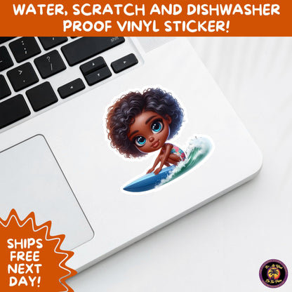 FUN BEACH STICKERS with Bikini Designs, Perfect for Travel Journals, Water Bottles, Tumblers, Laptops, Scrapbooks, and Summer Decor