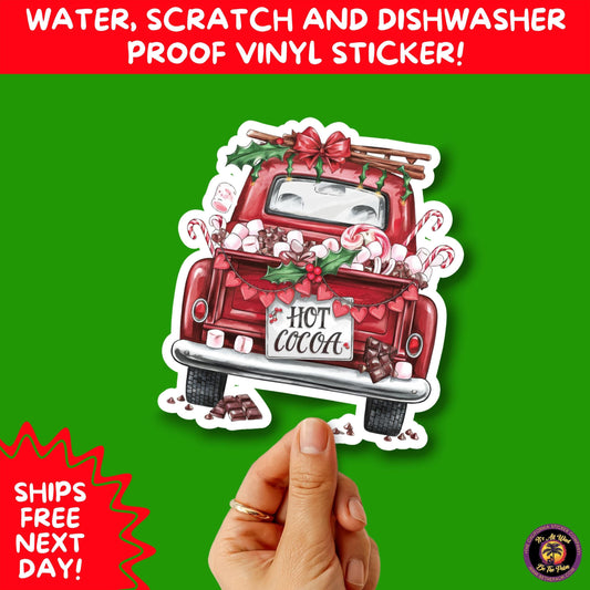CHRISTMAS STICKER PACK | Festive Holiday Decor Vinyl Stickers Perfect for Journals Gifts Planners Stocking Stuffers Winter Aesthetic Fun
