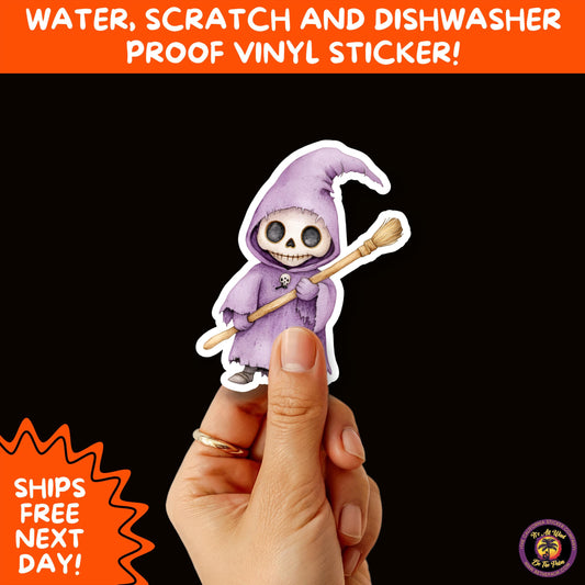 HALLOWEEN VINYL STICKERS | Spooky Ghosts, Witches, Pumpkins, Skulls and Bats – Waterproof Halloween Sticker Pack for All Ages