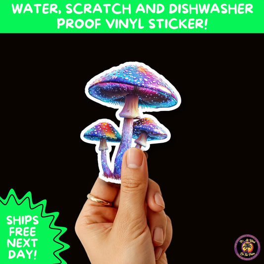 PSYCHEDELIC ART STICKERS | Trippy Groovy Vinyl Decals for Journals, Water Bottles, Laptops, Hippie Aesthetic Stickers for Vibe Lovers