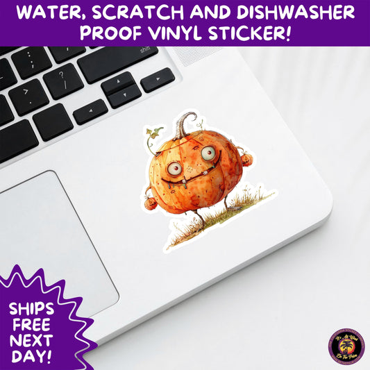 HALLOWEEN VINYL STICKERS | Spooky Ghosts, Witches, Pumpkins, Skulls and Bats – Waterproof Halloween Sticker Pack for All Ages