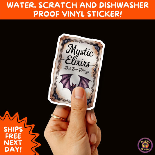 HALLOWEEN VINYL STICKERS | Spooky Ghosts, Witches, Pumpkins, Skulls and Bats – Waterproof Halloween Sticker Pack for All Ages