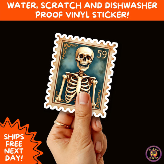 HALLOWEEN VINYL STICKERS | Spooky Ghosts, Witches, Pumpkins, Skulls and Bats – Waterproof Halloween Sticker Pack for All Ages