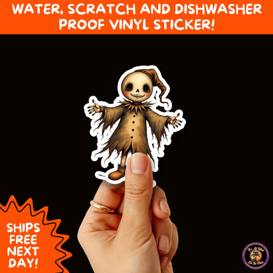 HALLOWEEN VINYL STICKERS | Spooky Ghosts, Witches, Pumpkins, Skulls and Bats – Waterproof Halloween Sticker Pack for All Ages