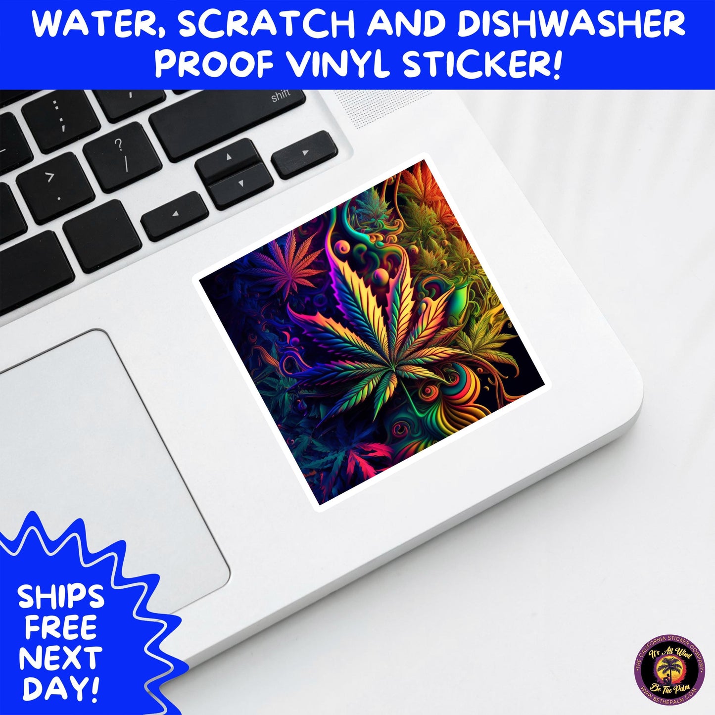 PSYCHEDELIC ART STICKERS | Trippy Groovy Vinyl Decals for Journals, Water Bottles, Laptops, Hippie Aesthetic Stickers for Vibe Lovers