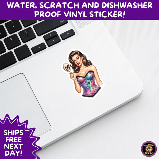HALLOWEEN VINYL STICKERS | Spooky Ghosts, Witches, Pumpkins, Skulls and Bats – Waterproof Halloween Sticker Pack for All Ages