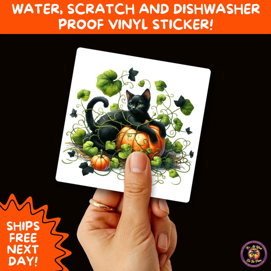 HALLOWEEN VINYL STICKERS | Spooky Ghosts, Witches, Pumpkins, Skulls and Bats – Waterproof Halloween Sticker Pack for All Ages