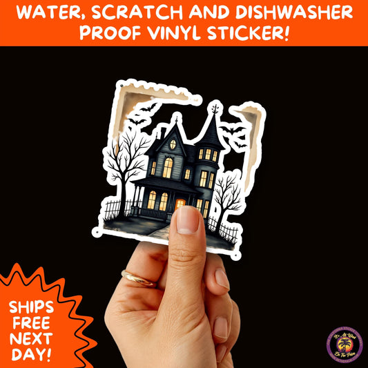 HALLOWEEN VINYL STICKERS | Spooky Ghosts, Witches, Pumpkins, Skulls and Bats – Waterproof Halloween Sticker Pack for All Ages