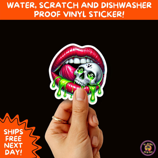 HALLOWEEN VINYL STICKERS | Spooky Ghosts, Witches, Pumpkins, Skulls and Bats – Waterproof Halloween Sticker Pack for All Ages