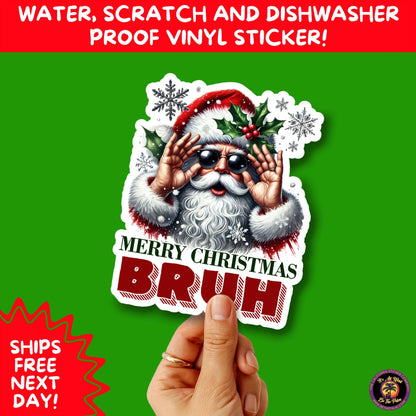 CHRISTMAS STICKER PACK | Festive Holiday Decor Vinyl Stickers Perfect for Journals Gifts Planners Stocking Stuffers Winter for coffee lovers