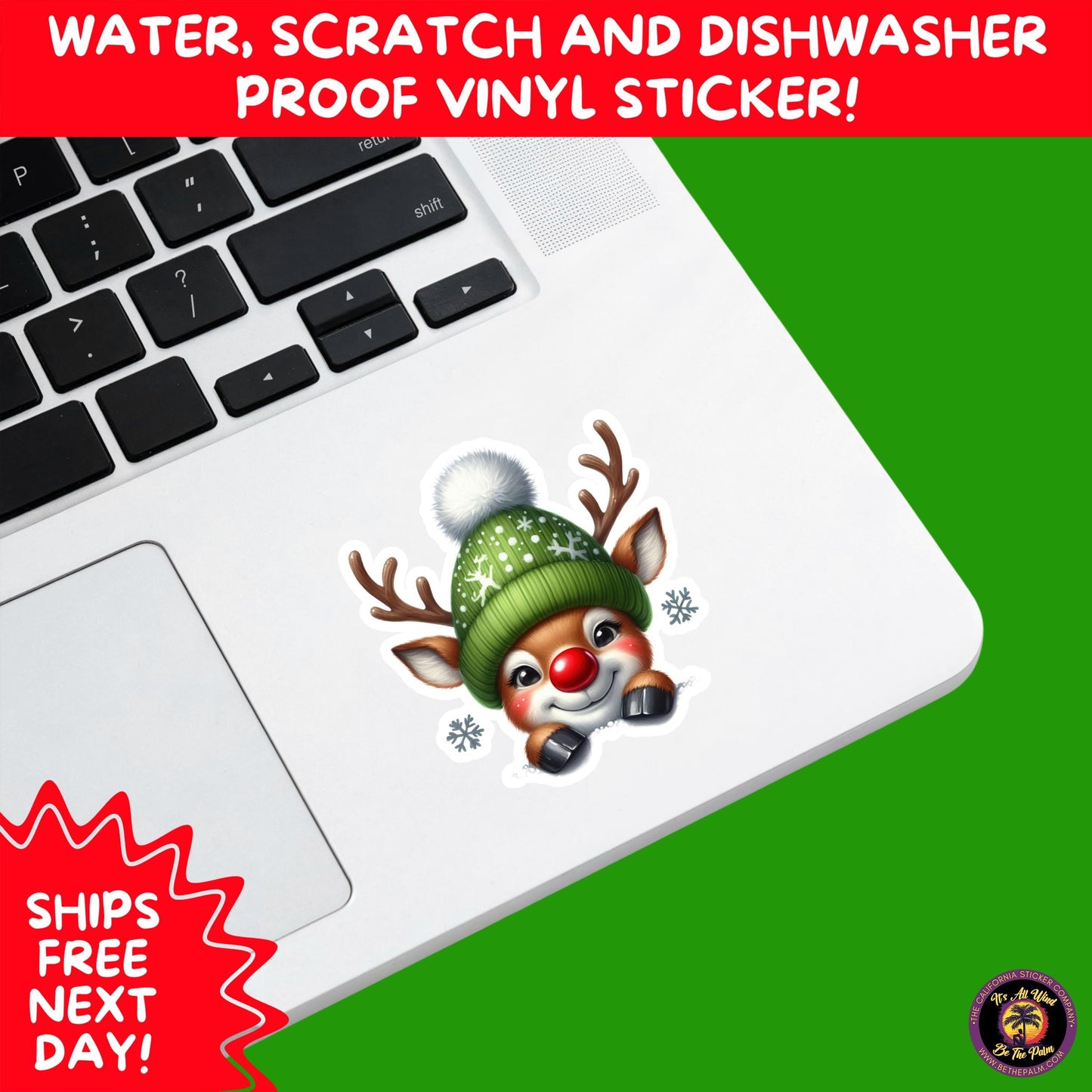 CHRISTMAS STICKER PACK | Festive Holiday Decor Vinyl Stickers Perfect for Journals Gifts Planners Stocking Stuffers Winter for coffee lovers
