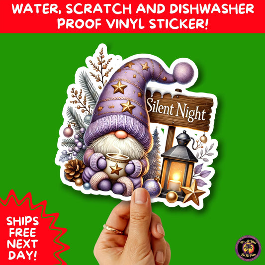 CHRISTMAS STICKER PACK | Festive Holiday Decor Vinyl Stickers Perfect for Journals Gifts Planners Stocking Stuffers Winter for gnome lovers