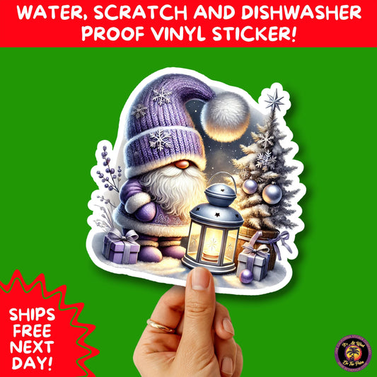 CHRISTMAS STICKER PACK | Festive Holiday Decor Vinyl Stickers Perfect for Journals Gifts Planners Stocking Stuffers Winter for gnome lovers