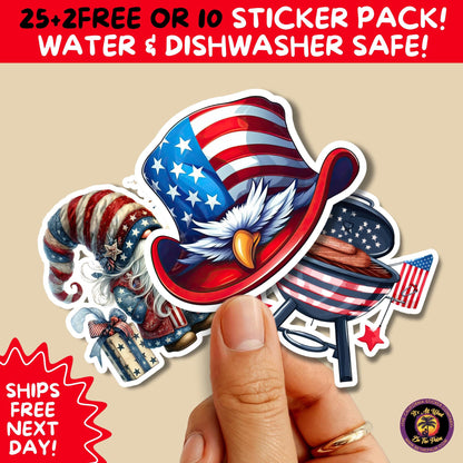 27 STICKER PACK! veteran sticker, usa decal, army sticker, military pride, patriotic gift, navy sticker, air force decal, american flag