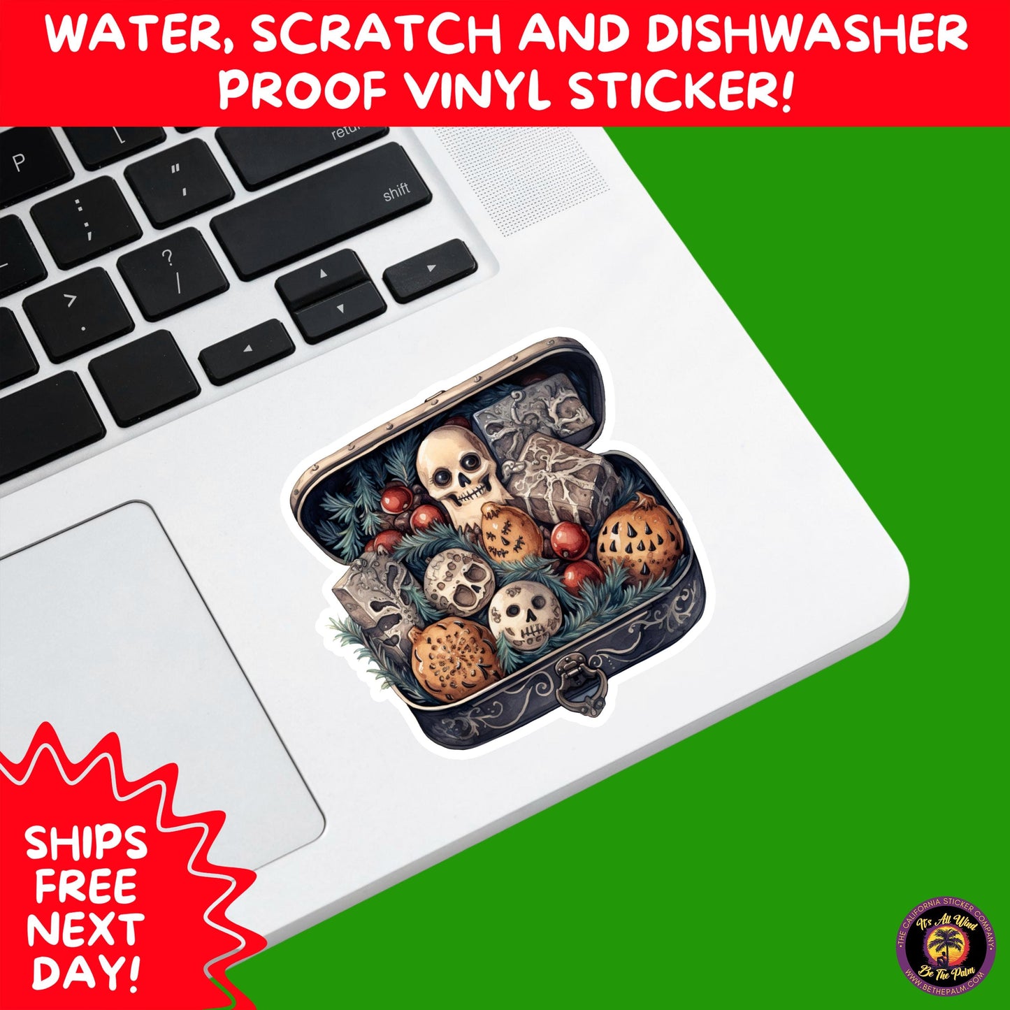GOTHIC CHRISTMAS STICKERS Dark Holiday Aesthetic Stickers | Spooky Cute Christmas Decor | Goth Planner Stickers for Gifts & Cards