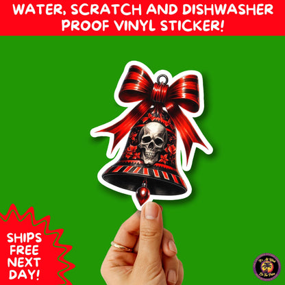 GOTHIC CHRISTMAS STICKERS Dark Holiday Aesthetic Stickers | Spooky Cute Christmas Decor | Goth Planner Stickers for Gifts & Cards
