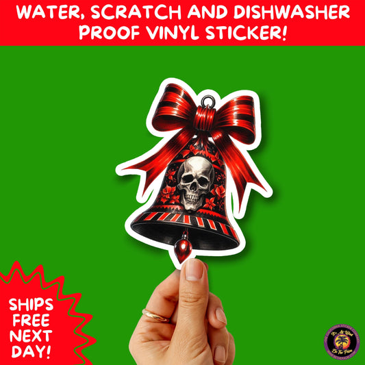 GOTHIC CHRISTMAS STICKERS Dark Holiday Aesthetic Stickers | Spooky Cute Christmas Decor | Goth Planner Stickers for Gifts & Cards