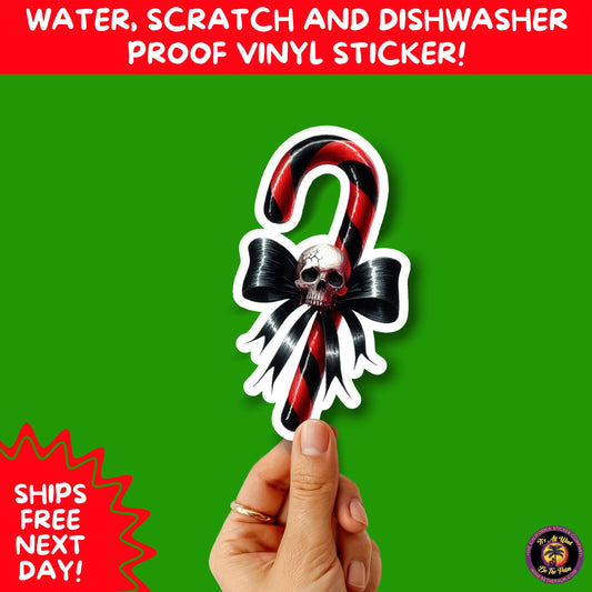 GOTHIC CHRISTMAS STICKERS Dark Holiday Aesthetic Stickers | Spooky Cute Christmas Decor | Goth Planner Stickers for Gifts & Cards