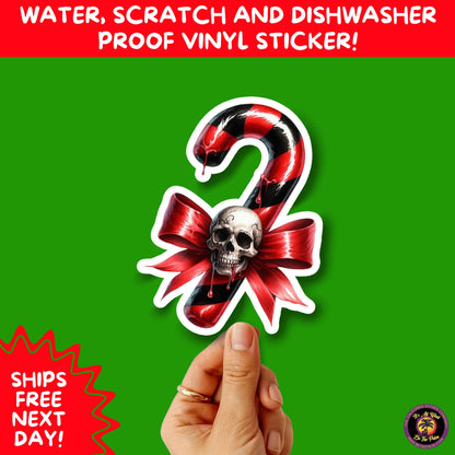 GOTHIC CHRISTMAS STICKERS Dark Holiday Aesthetic Stickers | Spooky Cute Christmas Decor | Goth Planner Stickers for Gifts & Cards
