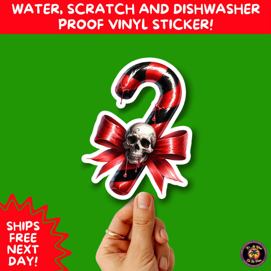 GOTHIC CHRISTMAS STICKERS Dark Holiday Aesthetic Stickers | Spooky Cute Christmas Decor | Goth Planner Stickers for Gifts & Cards