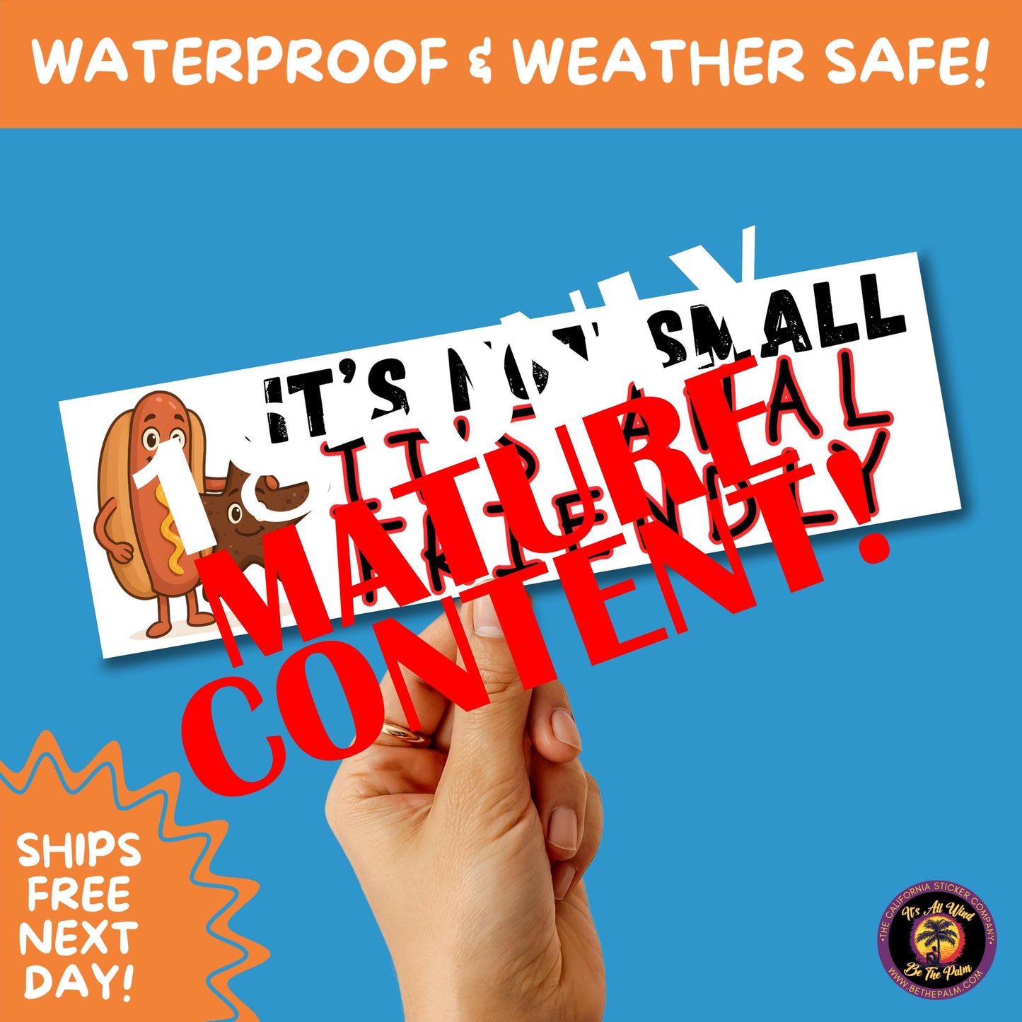 BUMPER STICKER | Funny Vinyl Decals for Cars Trucks Laptops Durable Waterproof Outdoor Sticker Gift for Drivers and Road Trips