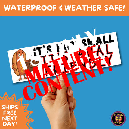 BUMPER STICKER | Funny Vinyl Decals for Cars Trucks Laptops Durable Waterproof Outdoor Sticker Gift for Drivers and Road Trips