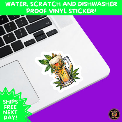 WEED STICKER SET | Funny 420 Cannabis Stickers for Water Bottle, Laptop, Hydroflask, Stoner Gift Idea, Smoker Vinyl Decal Pack