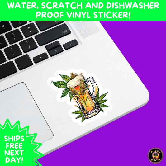WEED STICKER SET | Funny 420 Cannabis Stickers for Water Bottle, Laptop, Hydroflask, Stoner Gift Idea, Smoker Vinyl Decal Pack
