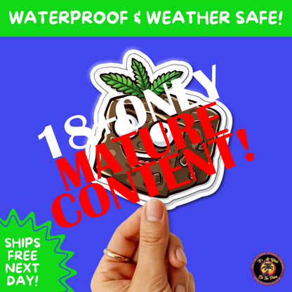 WEED STICKER SET | Funny 420 Cannabis Stickers for Water Bottle, Laptop, Hydroflask, Stoner Gift Idea, Smoker Vinyl Decal Pack