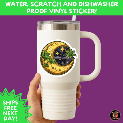 WEED STICKER SET | Funny 420 Cannabis Stickers for Water Bottle, Laptop, Hydroflask, Stoner Gift Idea, Smoker Vinyl Decal Pack