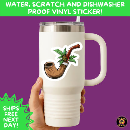 WEED STICKER SET | Funny 420 Cannabis Stickers for Water Bottle, Laptop, Hydroflask, Stoner Gift Idea, Smoker Vinyl Decal Pack