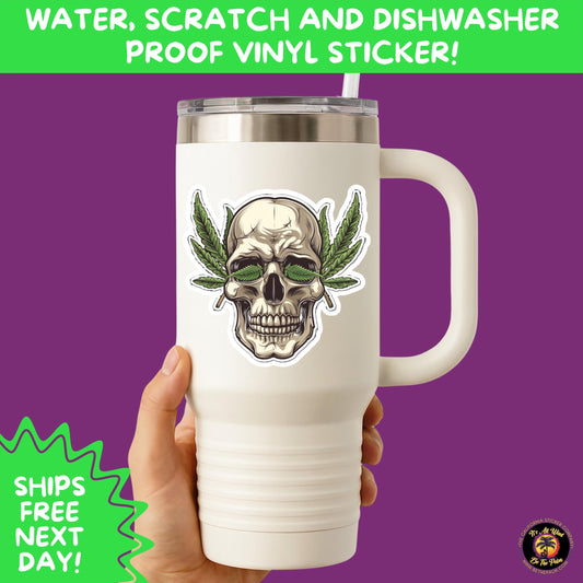 WEED STICKER SET | Funny 420 Cannabis Stickers for Water Bottle, Laptop, Hydroflask, Stoner Gift Idea, Smoker Vinyl Decal Pack