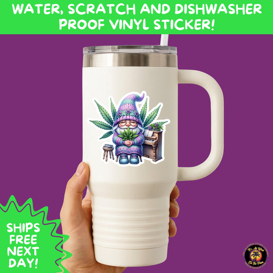 WEED STICKER SET | Funny 420 Cannabis Stickers for Water Bottle, Laptop, Hydroflask, Stoner Gift Idea, Smoker Vinyl Decal Pack