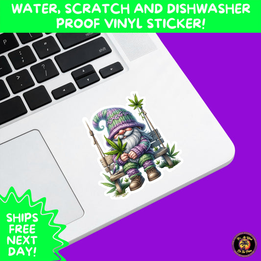 WEED STICKER SET | Funny 420 Cannabis Stickers for Water Bottle, Laptop, Hydroflask, Stoner Gift Idea, Smoker Vinyl Decal Pack