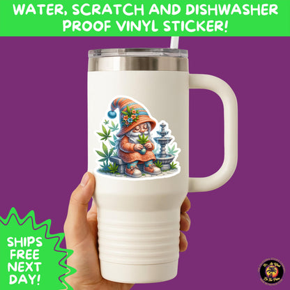 WEED STICKER SET | Funny 420 Cannabis Stickers for Water Bottle, Laptop, Hydroflask, Stoner Gift Idea, Smoker Vinyl Decal Pack